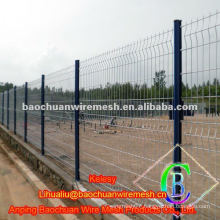 Temp fence panel with pvc coated
